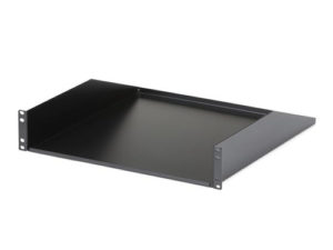 StarTech.com 2 HE Fest montierter Schwerlast Fachboden für Server Rack/ Schrank bis 56 Kg - 45 cm Tief