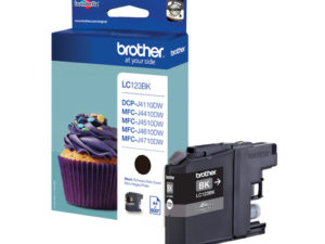 Brother LC-123BK Druckerpatrone 1 Stück(e) Original Hohe (XL-) Ausbeute Schwarz