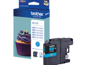 Brother LC-123C Druckerpatrone 1 Stück(e) Original Hohe (XL-) Ausbeute Cyan