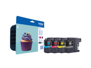 Brother LC-123VALBPDR Druckerpatrone 4 Stück(e) Original Schwarz, Cyan, Magenta, Gelb