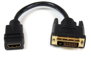 StarTech.com HDMI-auf-DVI-D Videoadapterkabel 20cm - HDMI-Buchse auf DVI-Stecker