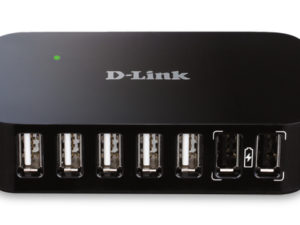 D-Link DUB-H7 USB 2.0 Type-B 480 Mbit/s Schwarz