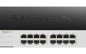 D-Link GO-SW-16G Unmanaged L2 Gigabit Ethernet (10/100/1000) 1U Schwarz