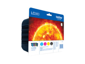 Brother LC-980VALBPDR Druckerpatrone 4 Stück(e) Original Schwarz, Cyan, Magenta, Gelb