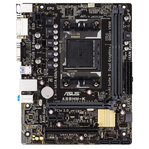 ASUS A68HM-K AMD A68 Socket FM2+ micro ATX 1 ASUS A68HM-K AMD A68 Socket FM2+ micro ATX