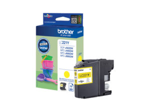 Brother LC-221Y Druckerpatrone 1 Stück(e) Original Gelb