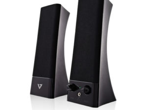 V7 USB Stereo-Lautsprecher – für Laptops und Desktops