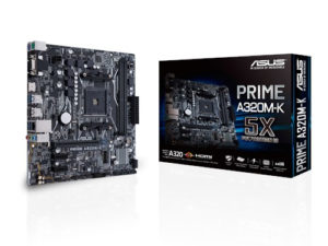ASUS MB PRIME A320M-K AMD A320 Socket AM4 micro ATX