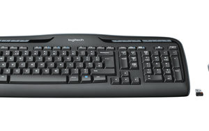 Logitech MK330 Tastatur RF Wireless QWERTZ Deutsch Schwarz