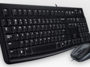 Logitech Desktop MK120 Tastatur USB QWERTZ Deutsch Schwarz