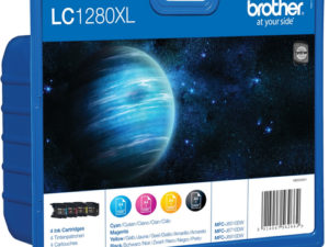 Brother LC-1280XLVALBPDR Druckerpatrone 4 Stück(e) Original Hohe (XL-) Ausbeute Schwarz, Cyan, Magenta, Gelb
