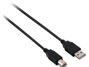 V7 USB Kabel USB 2.0 A (m) auf USB 2.0 B (m), schwarz 3m 10ft